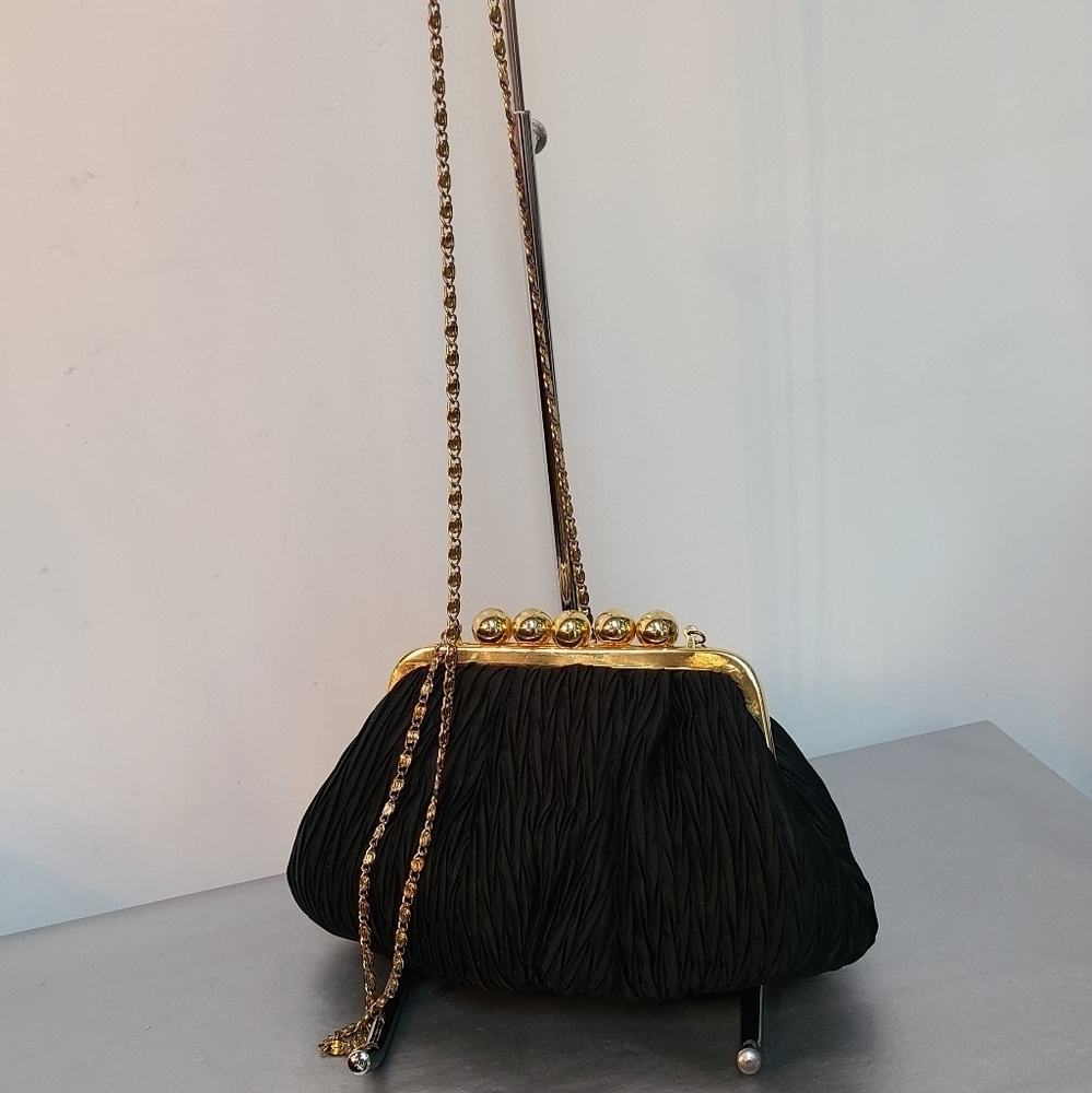 Carla Marchi Vintage Satin Evening Bag